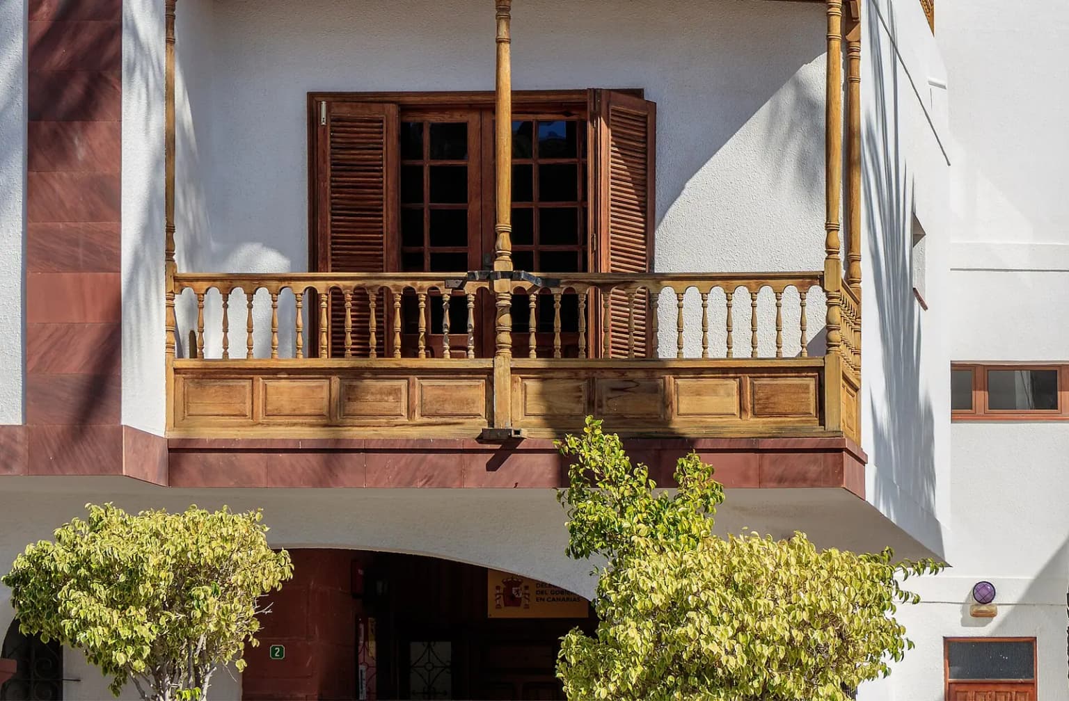 De traditionelle balkoner, San Sebastián de la Gomera